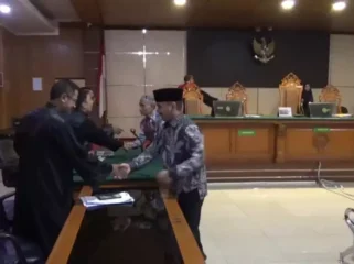 Sidang Tipikor Ade Kunang. (Dok: Istimewa)