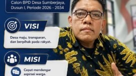 Photo: Fyl Jamaludin calon BPD Desa Sumberjaya (Doc.Ist) 