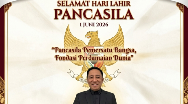 Photo: Fyl ucapan Hari Lahir Pancasila(Doc.Ist) 