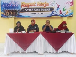 Photo: Dewan Pimpinan Cabang DPC PORSI Kota Bekasi saat giat rapat kerja 2026(Doc.Ist) 