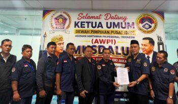 Photo: Musyawarah Daerah Luar Biasa (MUSDALUB) III Dewan Pimpinan Daerah (DPD) Asosiasi Wartawan Profesional Indonesia (AWPI) Provinsi DKI Jakarta menetapkan Yamarlin Hulu, S.E. sebagai Ketua DPD AWPI DKI Jakarta masa bakti 2026-2031. (Doc.Ist) 