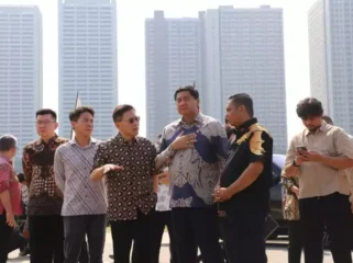 Peninjauan Lokasi Proyek Pembangunan Rusun di Cikarang oleh Kementerian. (Dok: Istimewa)