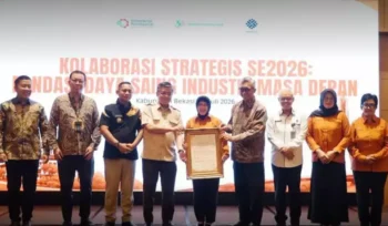 (Plt) Bupati Bekasi, Asep Surya Atmaja, menghadiri High Level Meeting (HLM) Lintas Kementerian. (Dok: Istimewa)