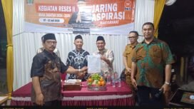 Photo: Ketua DPRD Kota Bekasi Dr. Sardi Efendi saat kegiatan reses II tahun 2026. Di Lingkungan RW 36 Teluk Pucung Bekasi utara (Doc.cam) 