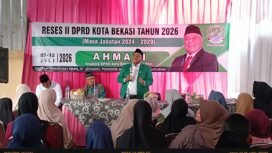 Photo: Anggota DPRD Kota Bekasi Komisi VI Fraksi PKB, Ahmadi saat reses II tahun anggaran 2026 bersama warga Jatimekar kecamatan jatiasih (Doc.cam) 