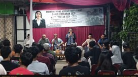 Photo: Anggota DPRD Kota Bekasi Fraksi PSI wakil ketua komisi II Yenny Kristianti, saat giat reses II tahun anggaran 2026 di Bekasi Barat (Doc.cam) 