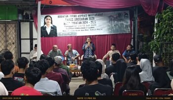 Photo: Anggota DPRD Kota Bekasi Fraksi PSI wakil ketua komisi II Yenny Kristianti, saat giat reses II tahun anggaran 2026 di Bekasi Barat (Doc.cam) 