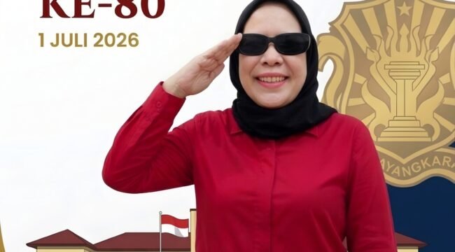 Photo: Fyl ucapan selamat hari ulang tahun bhayangkara ke 80 Oleh Aktivis Perempuan Alumni GMNI Nyimas Sakuntala Dewi (Doc.net) 