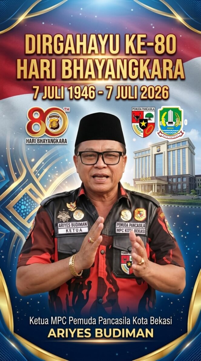 
Photo: Fyl Ucapan selamat hari ulang tahun bhayangkara ke 80 