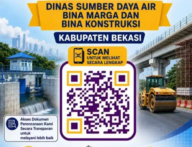 
Dinas SDABMBK Kabupaten Bekasi Permudah Akses Dokumen Perencanaan Infrastruktur melalui QR Code