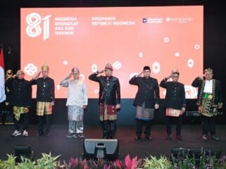 Photo: Direktur utama PT Jasa Raharja Muhammad Awaluddin saat upacara hari kemerdekaan Republik Indonesia ke 81 tahun (Doc.Ist) 