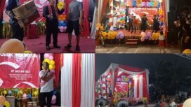 Photo: Kolase kegiatan malam puncak kemerdekaan RI ke 81 di wilayah RT 03 RW 22 harapan jaya Bekasi utara (Doc.Net) 