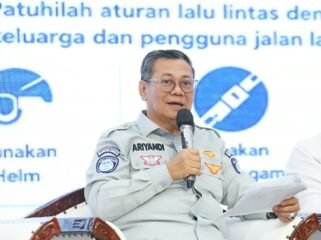 Photo: Sambutan Direktur Operasional Jasa Raharja, Ariyandi saat rapat koordinasi bersama gubernur (Doc.Ist) 