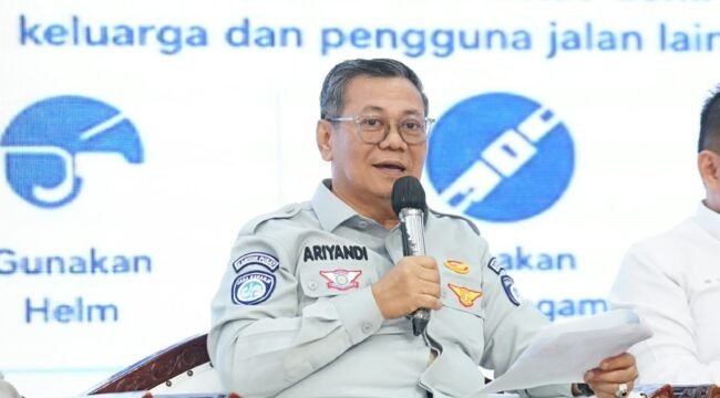 Photo: Sambutan Direktur Operasional Jasa Raharja, Ariyandi saat rapat koordinasi bersama gubernur (Doc.Ist) 