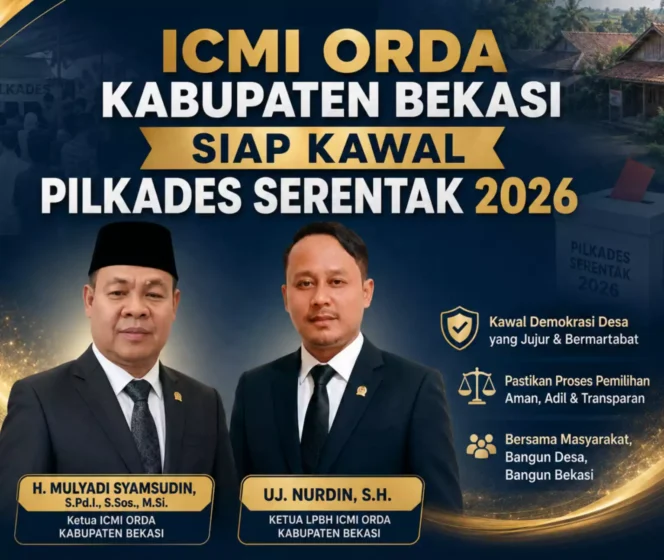 
ICMI Orda Kabupaten Bekasi Perkuat Peran LPBH ICMI Kawal Pilkades Serentak 2026