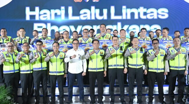 Photo: Syukuran  Hari  Lalu  Lintas  Bhayangkara ke-71 yang digelar Korlantas Polri di Birawa Assembly Hall, Hotel Bidakara, Jakarta Selatan (Doc.Ist) 