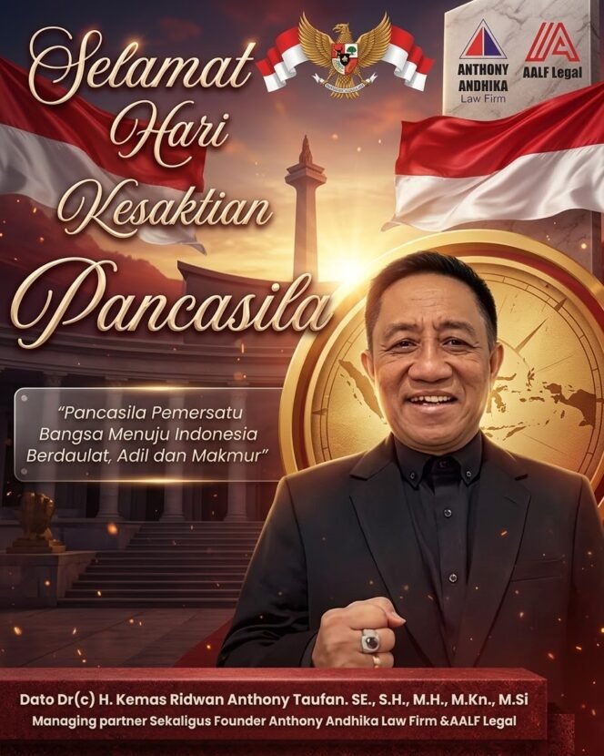 
Hari Kesaktian Pancasila, Anthony Soroti Hukum dan Keadilan