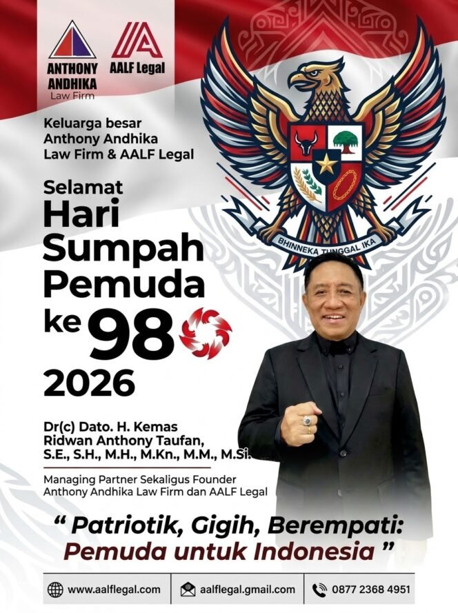 
					Sumpah Pemuda 2026: Ridwan Anthony Taufan Dorong Pemuda Berintegritas