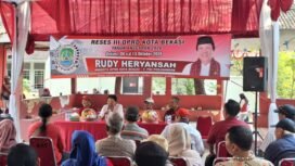 Photo: Reses III anggota DPRD Kota Bekasi Fraksi PDI-Perjuangan Rudy Heriyansah di medan satria (Doc.cam) 